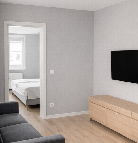 Zugraveli cu glet — Apartament 2 camere Sector 3 — dupa