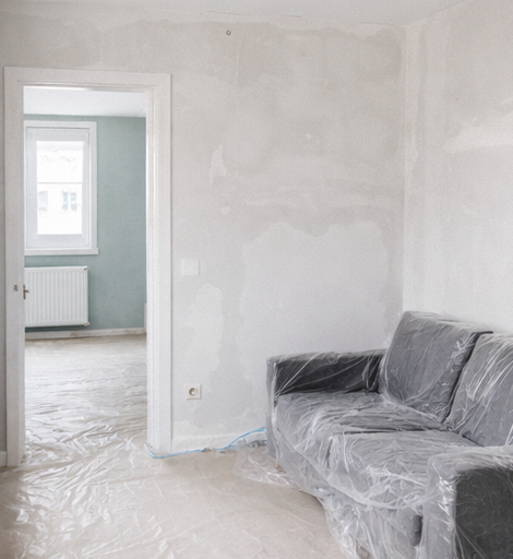 Zugraveli cu glet — Apartament 2 camere Sector 3 — inainte